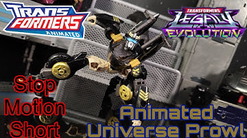 Transformers Legacy Evolution Animated Universe Prowl | Stop Motion Short