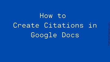 How to Use the Citation Tool in Google Docs