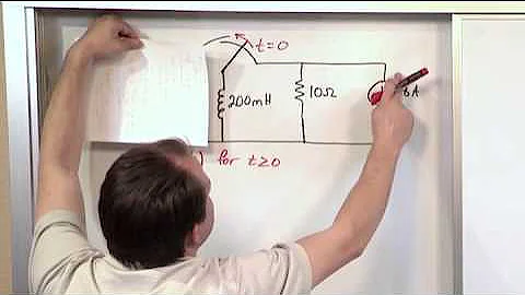 Lesson 11 - RL Step Response Circuit Problem (Engineering Circuits)