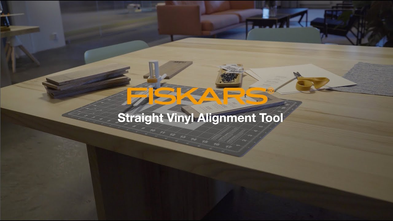 How to Use Fiskars® Flat Vinyl Alignment Tool