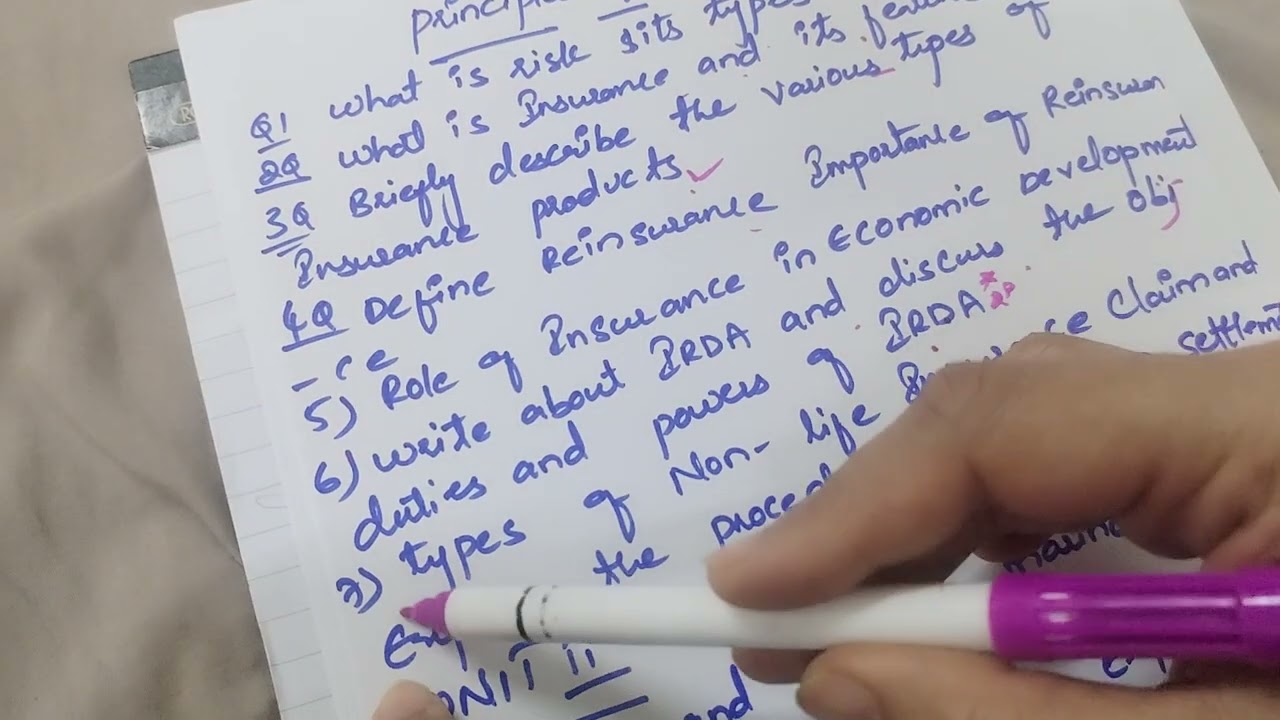 Principles of Insurance important QUESTIONS (POI) semester 3 top ten IMPORTANT #@bb education ✅👍💯💯💯💯