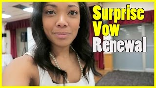 Surprise Vow Renewal