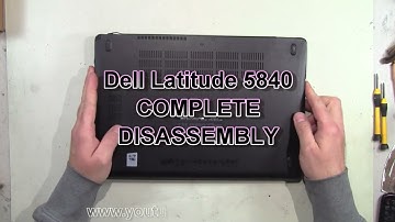 Dell Latitude 5480 How To Complete Take Apart Full Disassembly Nothing Left