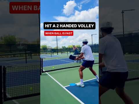 When to Hit a 1-Handed vs. 2-Handed Volley 🥒🔥