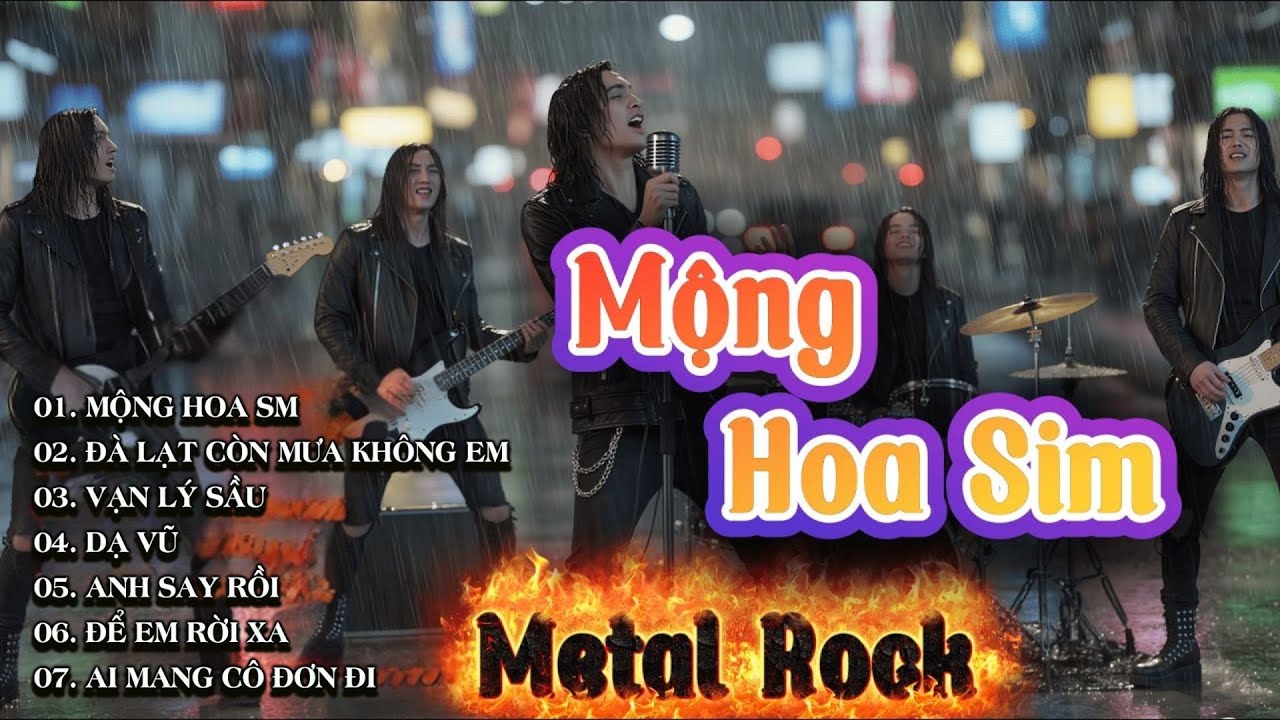 LK METAL ROCK - MỘNG HOA SIM ,VẠN LÝ SẦU... -  MAX VOLUME 500%...