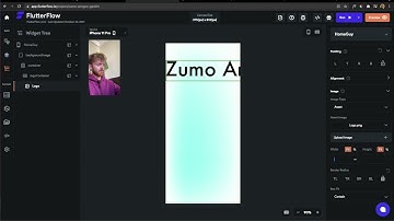 FlutterFlow Background Image and UI build  - Recipe App