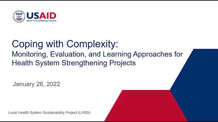 Coping with Complexity- Monitoring, Evaluation & Learning Approaches for Health System Strengthening