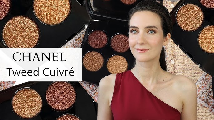 Твидовая коллекция для глаз Chanel Les Quatre Ombre Tweed Fall 2022