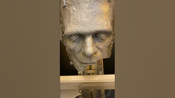 3d printing Frankenstein Monster for Halloween life sized! RoccoTheSculptor.com
