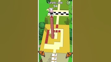 Cow on book tiles| butterfly effect|Stacky Dash level208#shorts