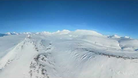 Spitsbergen INSTA360 Sphere/Air2s flight near Glacier