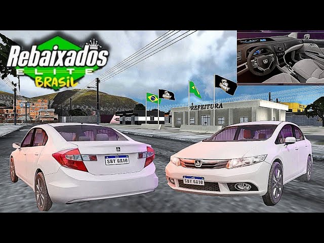 TEM OUTRO CARRO CHEGANDO NO REBAIXADOS ELITE BRASIL! (HONDA CIVIC