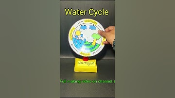 Water cycle science project working model #shortsfeed #shorts #youtubeshorts #shortvideo