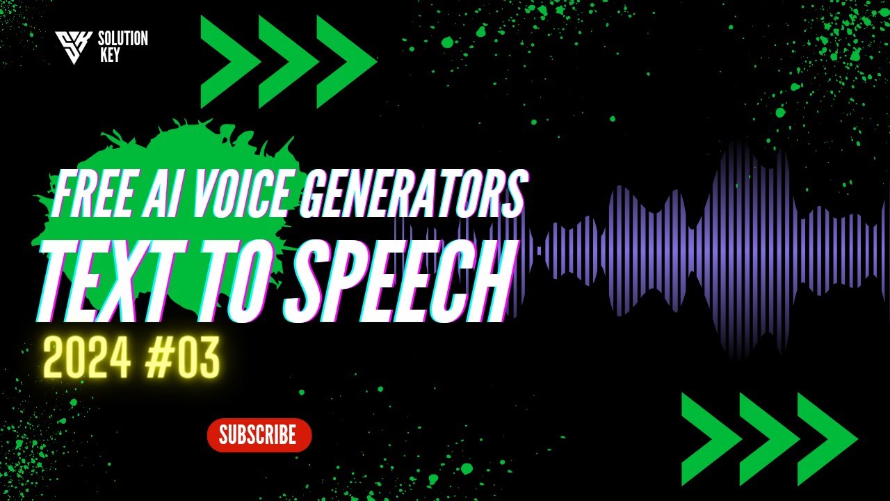 FREE AI Voice Generators | Text to Speech | 2024 - YouTube