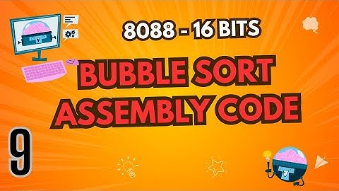 Bubble Sort Assembly Code explanation