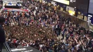 'We are here' soldiers sing to commemorate 100 years since the Somme