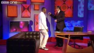 Jonathan dancing with Dizzee Rascal - Friday Night with Jonathan Ross