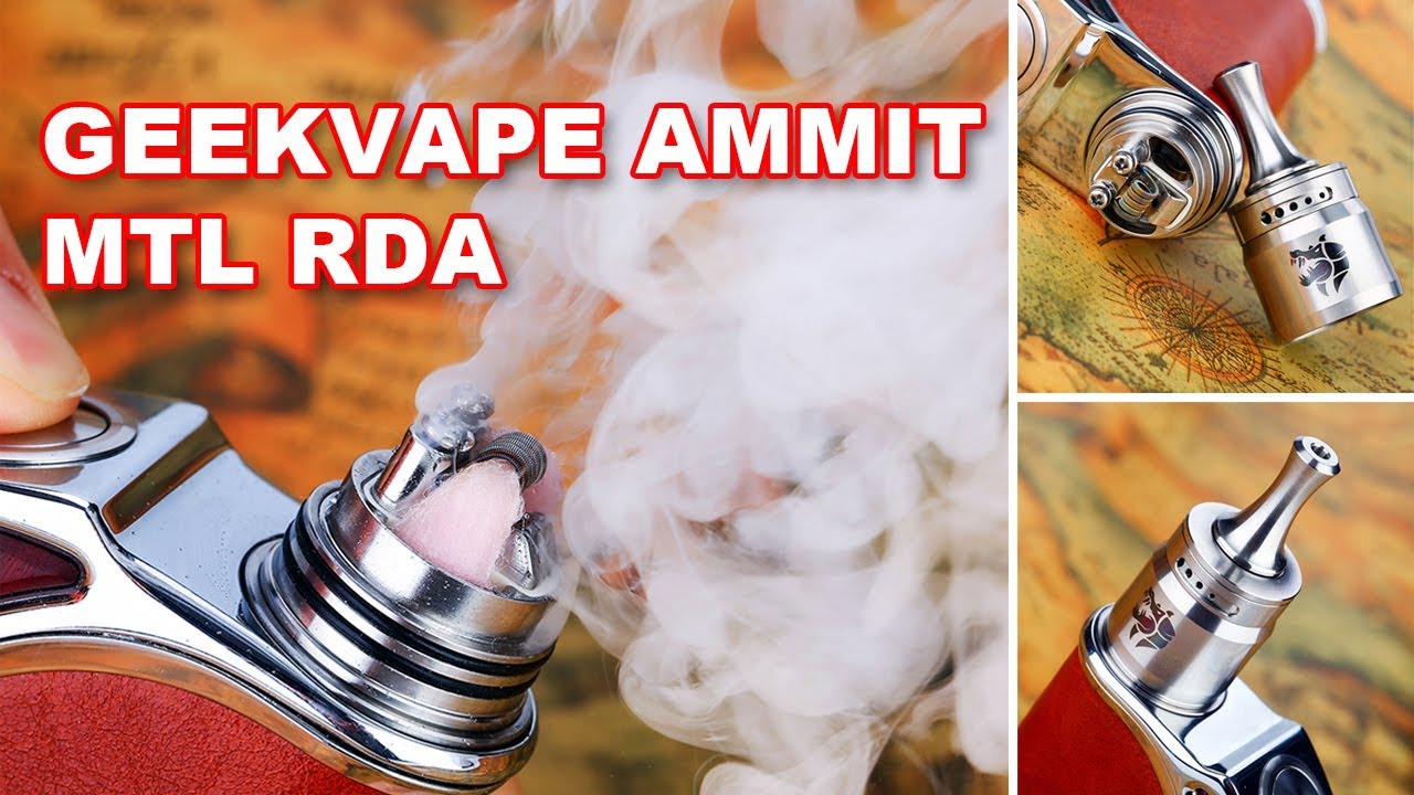 Leak-proof Vape Tank! GeekVape Ammit MTL RDA Unboxing & Review