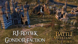 LotR BfME2 - RJ-RotWK Mod Gondor Faction vs Mordor #letsplay #gameplay