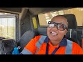 Woman who Drives one of the Big Dump Trucks in Jwaneng Diamond mine (Botswana)