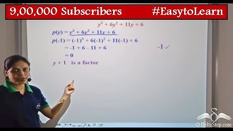 Factorization : Factor Theorem | Cubic Polynomial | Class 9 | CBSE | NCERT | ICSE