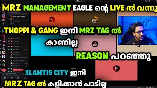 MRZ MANAGEMENT EAGLE ന്റെ LIVE ൽ വന്നു THOPPI & GANG ഇനി ...
