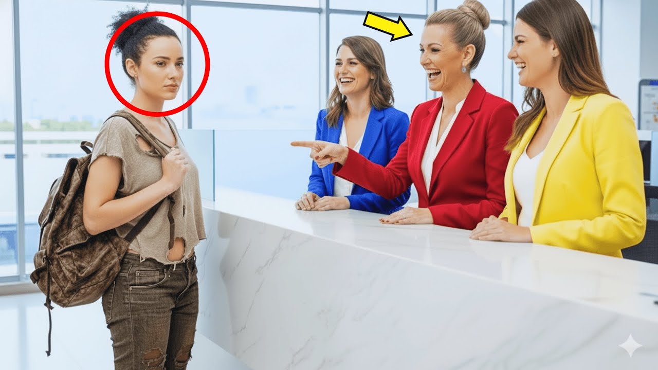 Dakloos meisje liep de bank binnen en iedereen lachte… niet wetend van haar saldo!