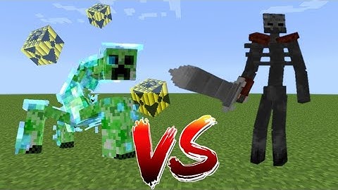 MUTANT Creeper vs MUTANT wither skeleton