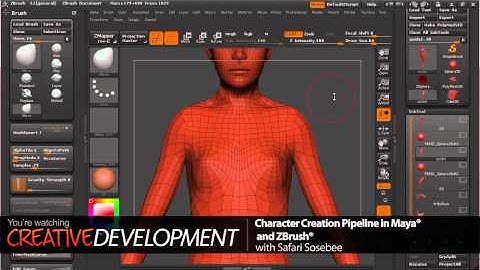 DigitalTutors_Character Creation Pipeline in Maya and ZBrush_02
