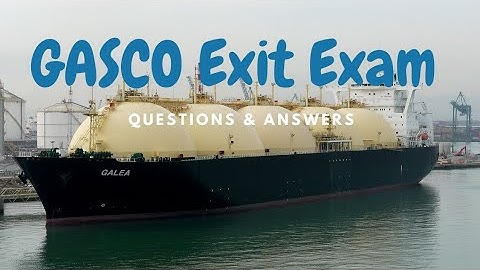 GASCO Exit Exam Questions and Answer #merchantnavy #exitexamquestions #exitexam