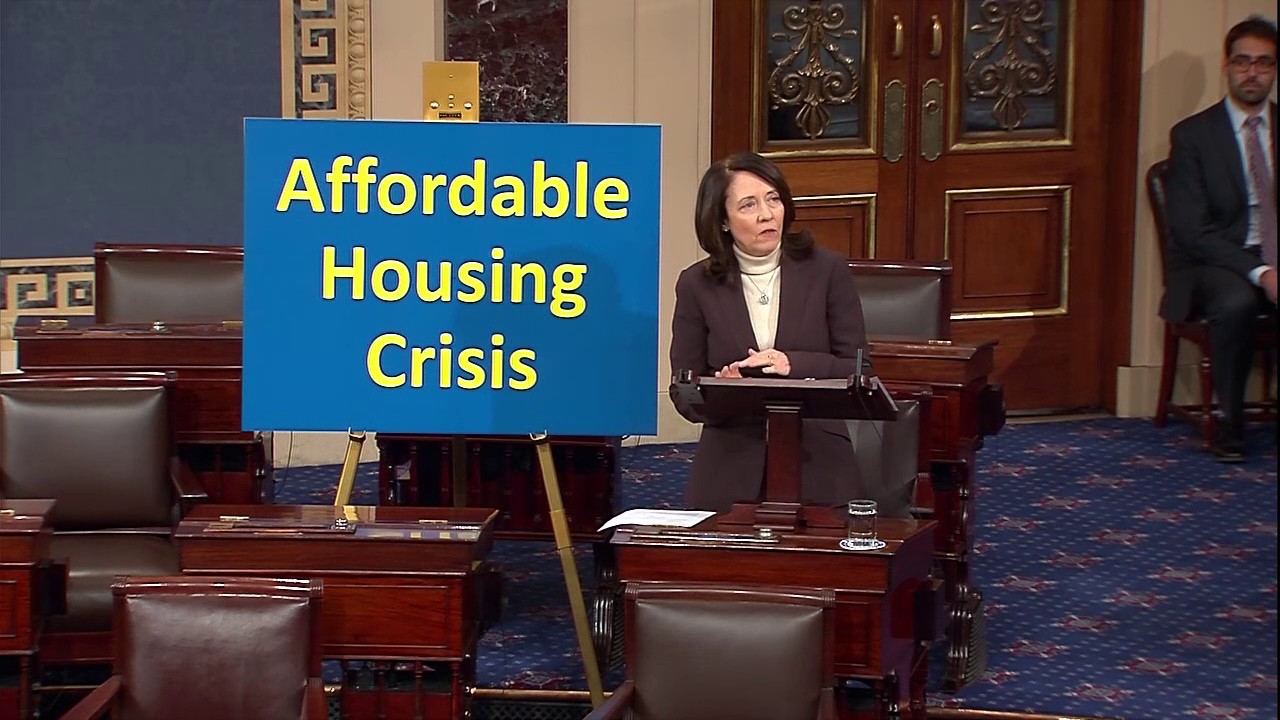 Cantwell New Senate Report; Demand for Affordable Housing Exploding