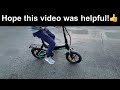 HITWAY 250W 16inch Folding Electric Bike with 36V Removable Battery