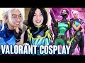 Kyedae & TenZ Cosplay Jett and Viper on Stream !!!