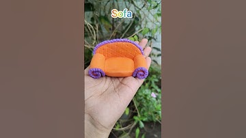 Diy sofa 🛋️✨ #shorts #virslshorts #creativeclayideas #diy #sofa