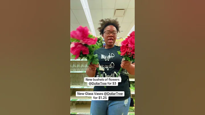 New Vases & Flowers @dollartree  #dollartree #dollartreefinds #mothersday #happymothersday