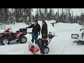Snowplowing in Alaska