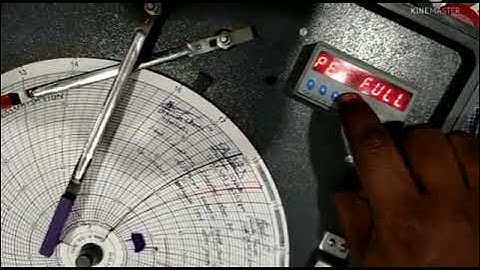 G Tek Circular Chart Recorder Mechanical Calibration
