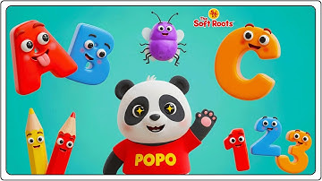 Preschool Learning activities for 3 year olds at home | Learn ABC Phonics Shapes Numbers Colors 🌈