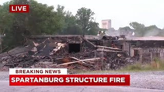 Fire leaves major damage behind in Spartanburg
