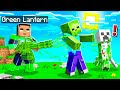 PLAYING as GREEN LANTERN in MINECRAFT!