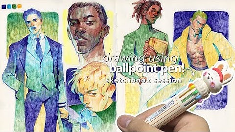 Drawing With Ballpoint Pen | Sketchbook Session