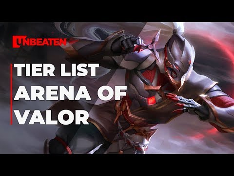 The Tier List: Arena Of Valor [November 2019] - Youtube
