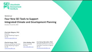Four New Tools for Integrated Climate and Development Planning screenshot 5