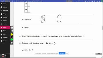SpringBoard Algebra 1 Lesson 5-3