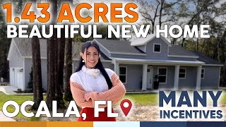 Live The Country Life, OVER AN ACRE New #home with Great Finishes in #ocala #florida