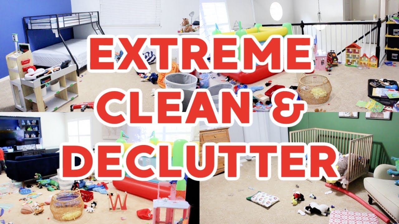EXTREME CLEAN WITH ME 2021 & DECLUTTER & ORGANIZE! ALL DAY SPEED ...