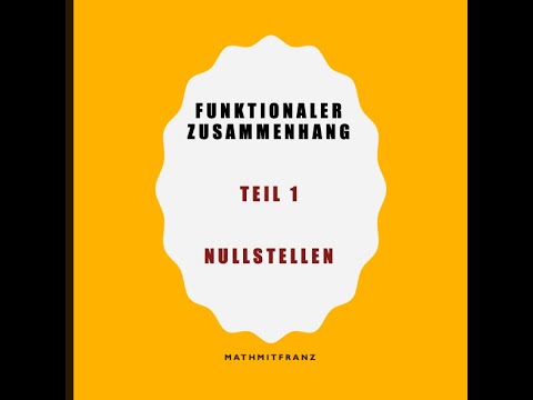 Nullstellen 4 Beispielaufgaben (Lineare & Quadratische ...