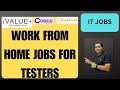 WFH Testing Jobs | Manual Testing| QA Jobs| Rd Automation Learning