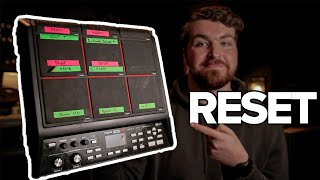 How to Factory Reset the Roland SPD SX