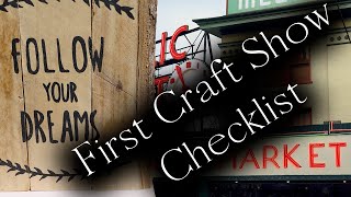 What do I need for my first craft show checklist - Craft fair tips for beginners